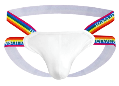 Jockstrapy Jocky białe PRIDE LGBT rozm. M