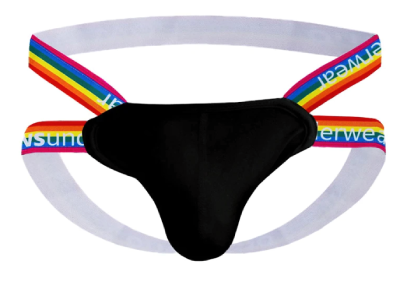 Jockstrapy Jocky czarne PRIDE LGBT rozm. L
