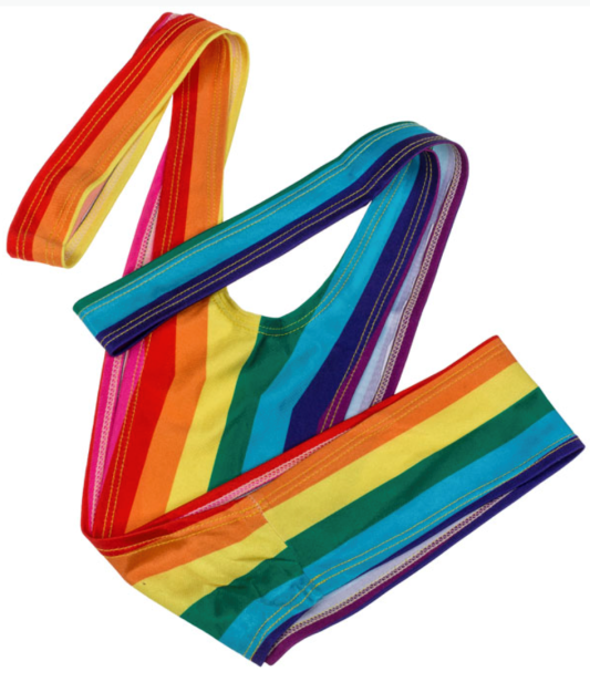 Stringi, strój kąpielowy, strój Borata PRIDE LGBT