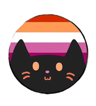 Pin, przypinka kotek lesbijski PRIDE LGBT