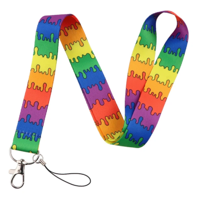 Smycz tęczowa farba PRIDE LGBT