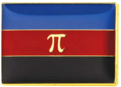 Pin, przypinka flaga poliamoria PRIDE LGBT