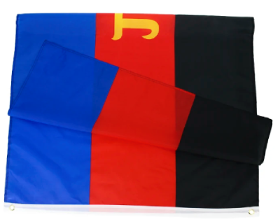 Duża, poliamoryczna flaga PRIDE LGBT 90x150 cm