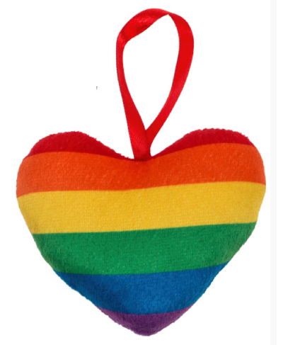 Pluszowe serce PRIDE LGBT