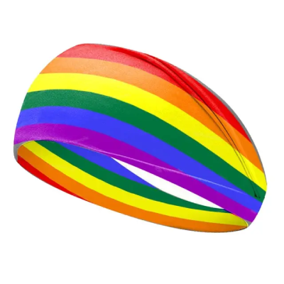 Opaska na głowę tęczowa PRIDE LGBT