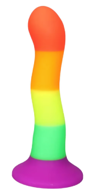 Dildo tęczowe profilowane PRIDE LGBT