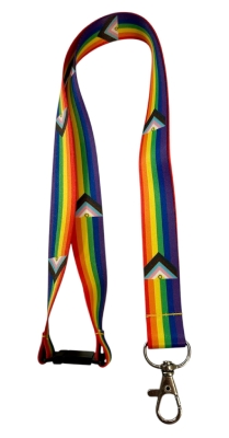 Smycz tęczowa, flaga progresywna PRIDE LGBT