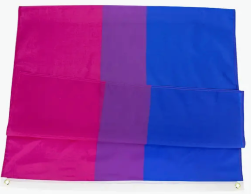 Duża, biseksualna flaga PRIDE LGBT 90x150 cm