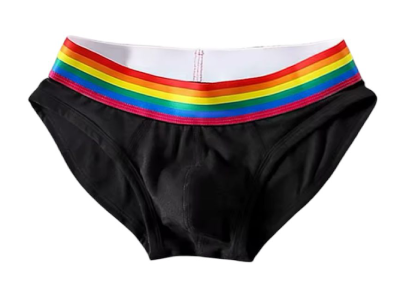 Slipy, slipki, majtki czarne PRIDE LGBT rozm. S