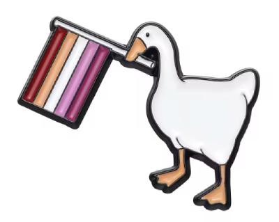 Pin, przypinka gąska lesbijska PRIDE LGBT