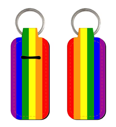 Brelok tęczowy, etui PRIDE LGBT