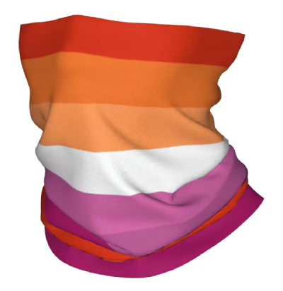 Komin, tuba, szalik lesbijska flaga PRIDE LGBT