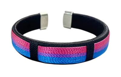 Opaska otwarta biseksualna PRIDE