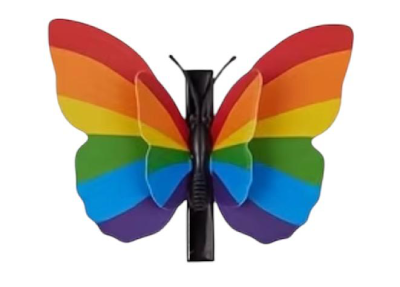 Spinka do włosów motyl PRIDE