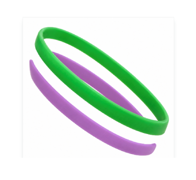Opaska, bransoletka silikonowa genderqueer PRIDE