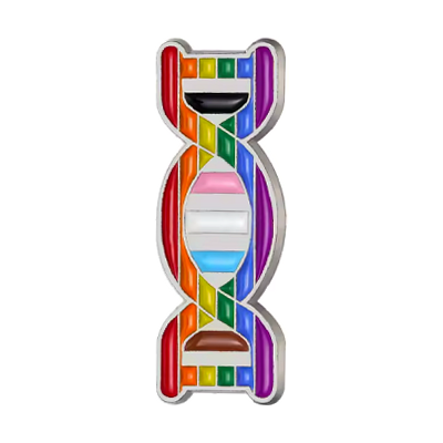 Pin, przypinka DNA transpłciowe i PRIDE