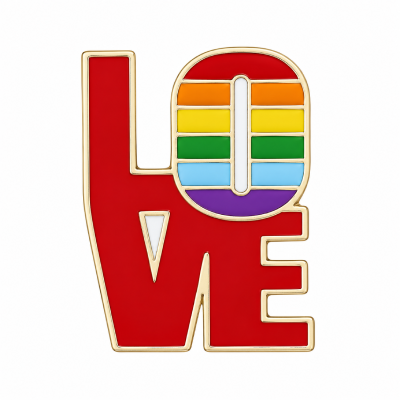 Pin, przypinka Love PRIDE