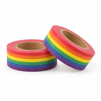 Taśma klejąca, tęczowa PRIDE