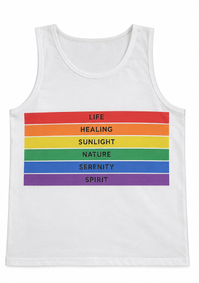 Koszulka plażowa sportowa top tank PRIDE