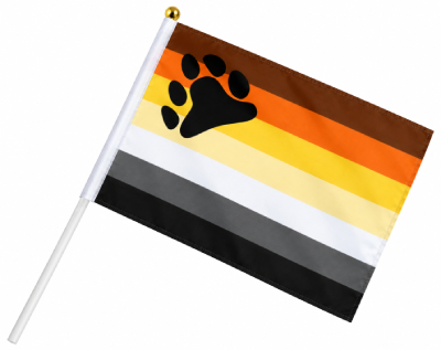Chorągiewka BEAR miśkowa PRIDE