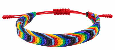 Opaska, bransoletka z muliny, regulowana progresywna PRIDE