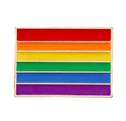 Pin w kształcie flagi PRIDE LGBT
