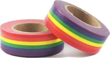 Tęczowa taśma klejąca papierowa PRIDE LGBT