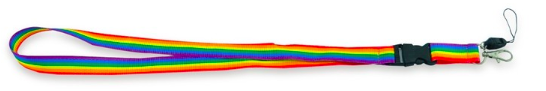 Smycz w kolorach tęczy PRIDE LGBT