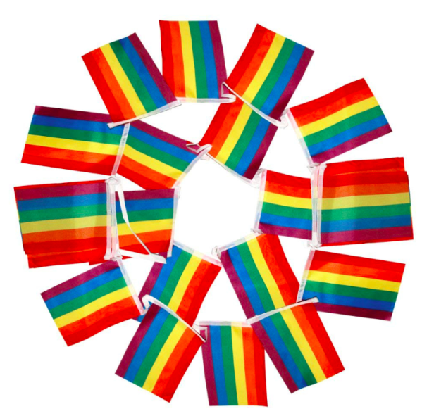 Girlanda chorągiewek PRIDE LGBT 20 szt
