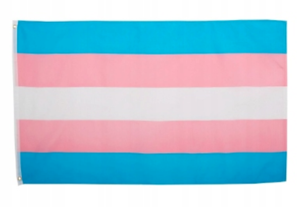 Duża, transpłciowa flaga PRIDE LGBT 150x90 cm