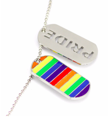 Podwójny nieśmiertelniki LGBT