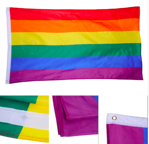 Największa, tęczowa flaga PRIDE LGBT 150x240 cm