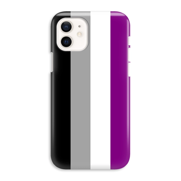 Etui, case na telefon silikon flaga aseksualna PRIDE LGBT