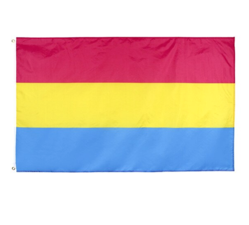 Duża, panseksualna flaga PRIDE LGBT 90x150 cm