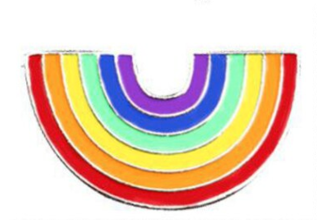 Pin, przypinka tęcza PRIDE LGBT