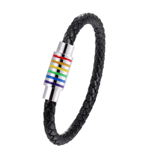 Opaska, bransoletka magnetyczna, tęczowa PRIDE LGBT