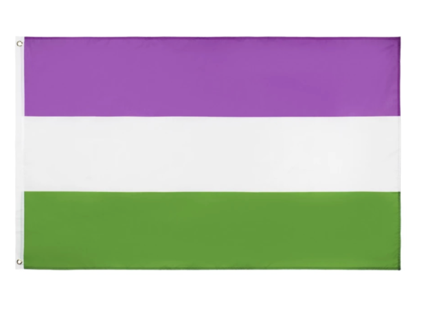 Duża, genderqueer flaga PRIDE LGBT 90x150 cm