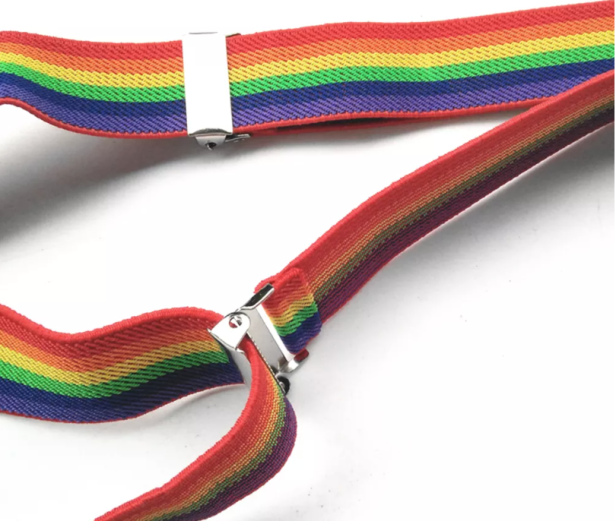 Szelki do spodni tęczowe PRIDE LGBT