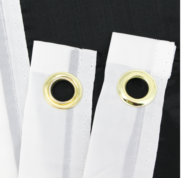 Duża, czarna flaga PRIDE LGBT 90x150 cm