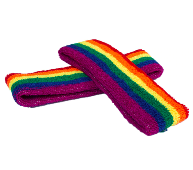 Frotka, opaska na głowę, tęczowa PRIDE LGBT