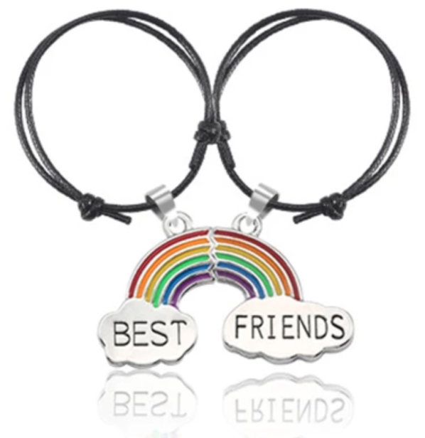 Opaski, bransoletki 2 szt. Best Friends PRIDE LGBT