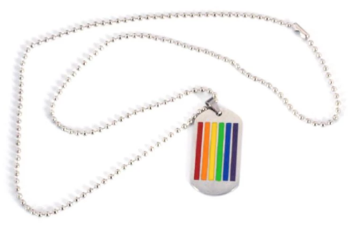 Nieśmiertelnik flaga PRIDE LGBT