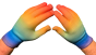 Rękawiczki tęczowe PRIDE LGBT
