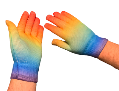 Rękawiczki tęczowe PRIDE LGBT