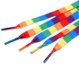 Sznurowadła, sznurówki kwadraty PRIDE LGBT