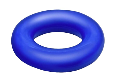 Cock ring, pierścień erekcyjny, elastyczny, granatowy