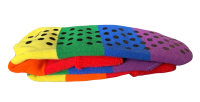Skarpety super frotte, wywijane z antypoślizgiem PRIDE LGBT