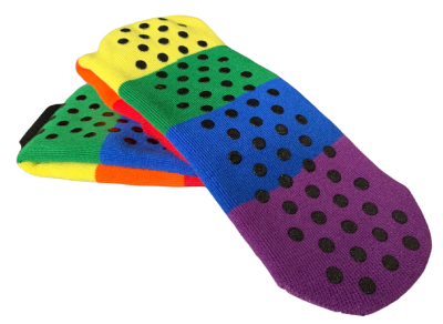 Skarpety super frotte, wywijane z antypoślizgiem PRIDE LGBT
