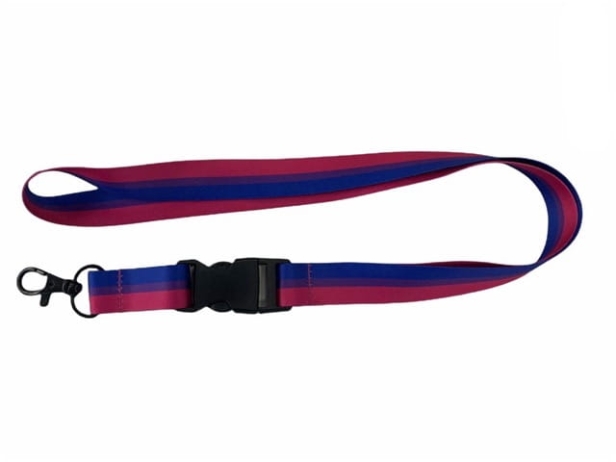 Smycz biseksualna flaga PRIDE LGBT