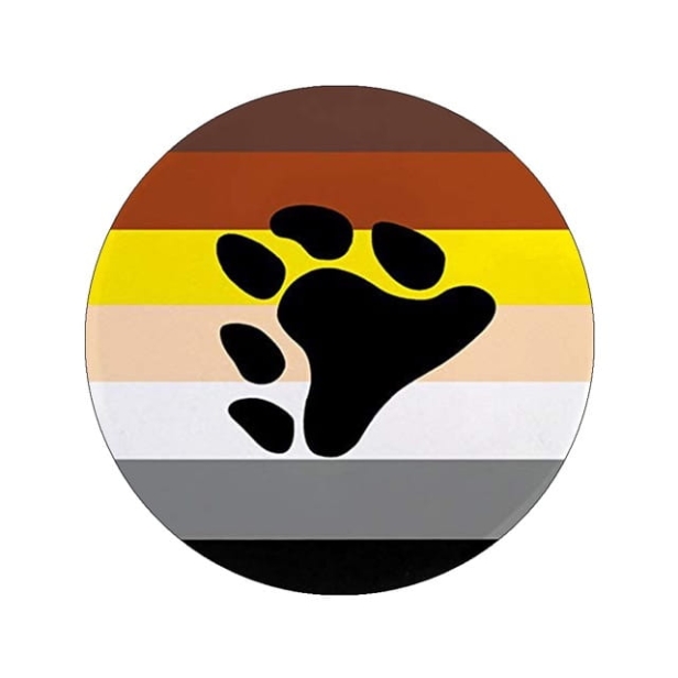 Przypinka/button miśki, BEAR